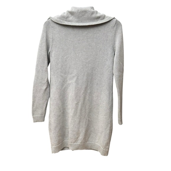 Vineyard Vines Womens XS Long Toggle Button Cardigan Sweater Grey Cashmere AB4-1 - Picture 6 of 8